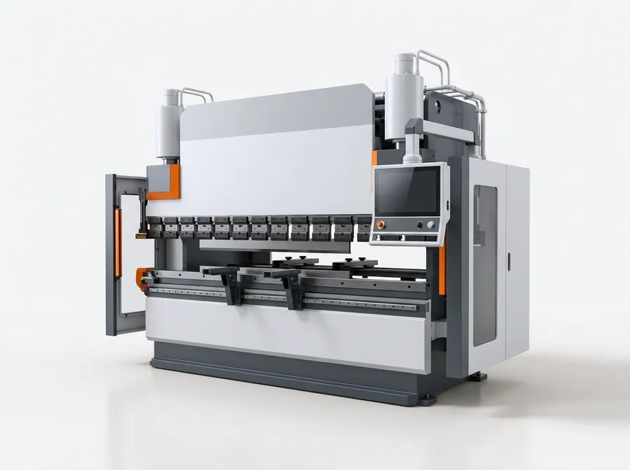 Hydraulic CNC press brake with bending tools